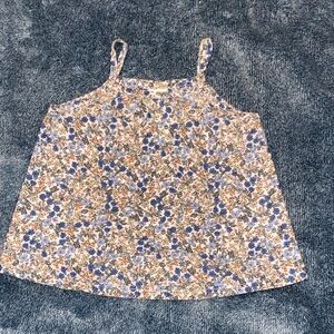 H&M Kids Floral Camisole - Blue and Orange